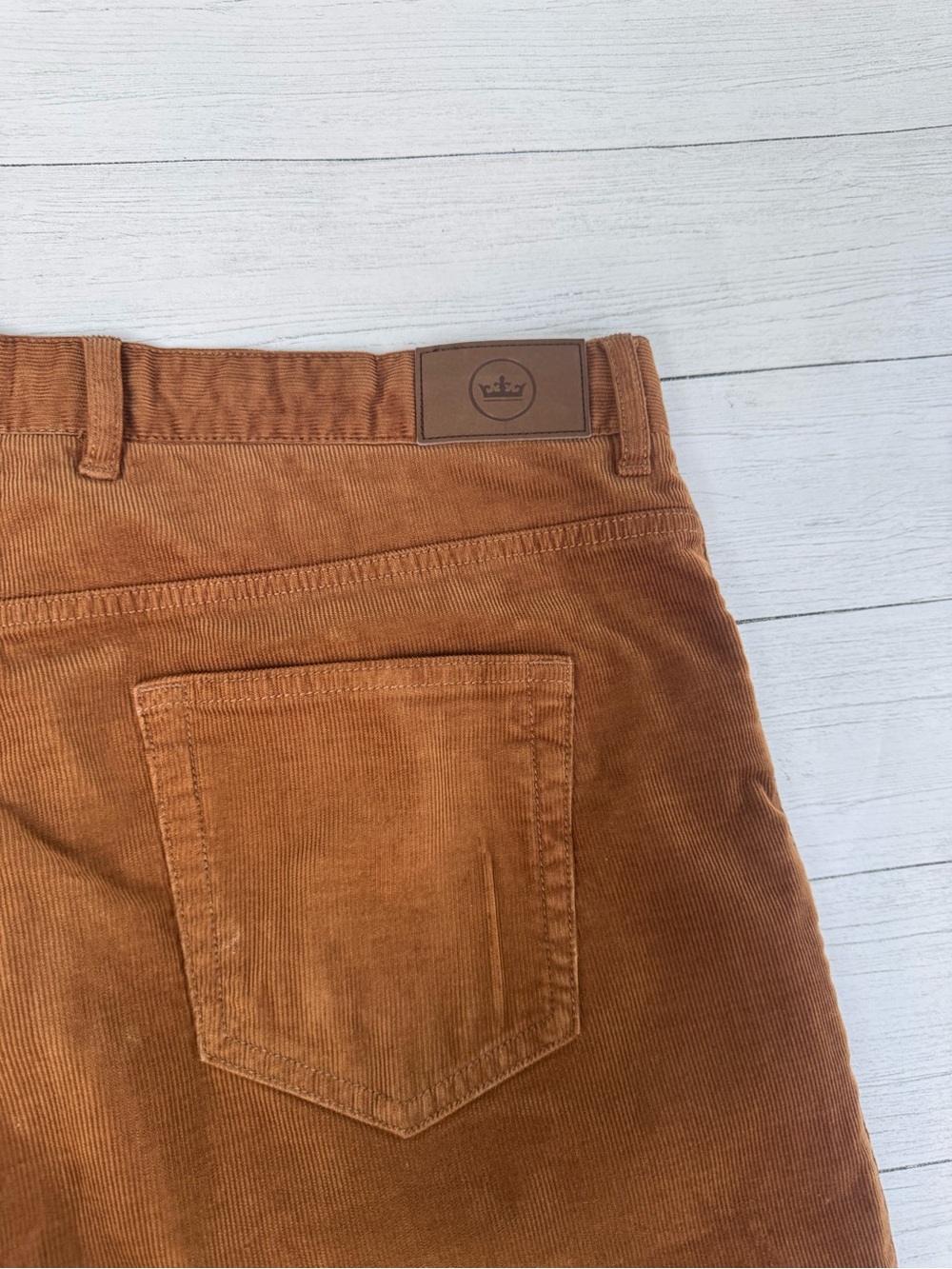 Peter Millar Brown Corduroy Pants Men’s Size 38 Straight Leg Inseam 24” - Picture 7 of 9